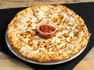Famous Cheesy Bread at Durkin’s Pizza