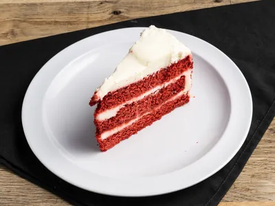 Red Velvet Cheesecake at Durkin’s Pizza
